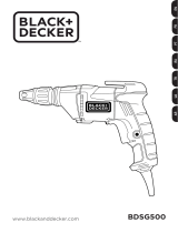 Black & Decker BDSG500 Manuel utilisateur