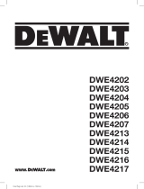 DeWalt DWE4202 Manuel utilisateur