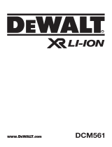 DeWalt DCM561 Le manuel du propriétaire