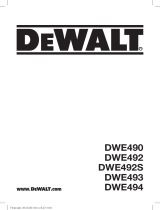DeWalt DWE490 Manuel utilisateur
