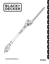 Black and Decker PH5551 Heckenschere Le manuel du propriétaire