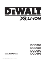 DeWalt DCD995 Manuel utilisateur