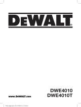 DeWalt DWE4010T Manuel utilisateur