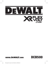 DeWalt XR FLEX VOLT LI-ION DCB500-GB Manuel utilisateur