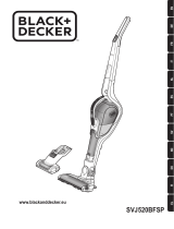 Black & Decker Dustbuster SVJ520BFSP Manuel utilisateur