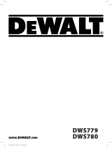 DeWalt DWS780 Manuel utilisateur