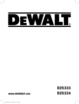DeWalt D25334K Manuel utilisateur