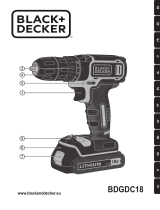 Black & Decker BDGDC18 Manuel utilisateur