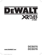 DeWalt DCS575 Manuel utilisateur