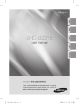 Samsung SNC-B2315P Manuel utilisateur