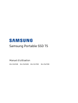 Samsung T5 MU-PA1T0B/EU | Disque SSD externe portable 1 To Manuel utilisateur