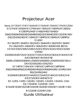 Acer X135WH Manuel utilisateur