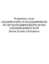 Acer U5320W Manuel utilisateur