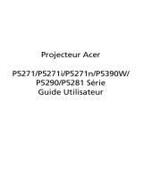Acer P5390W Manuel utilisateur