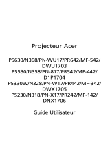 Acer P5330W Manuel utilisateur