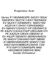 Acer X113H Manuel utilisateur