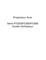 Acer P7203 Manuel utilisateur