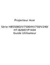 Acer V7500 Manuel utilisateur