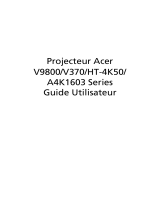 Acer V9800 Manuel utilisateur