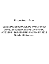 Acer M315 Manuel utilisateur