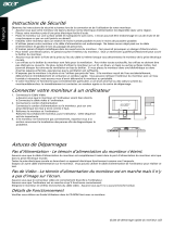 Acer P166HQL Guide de démarrage rapide