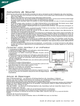 Acer P195HQ Guide de démarrage rapide