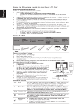 Acer B243H Guide de démarrage rapide