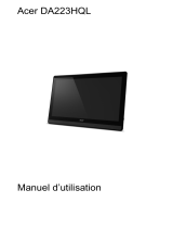 Acer DA223HQL Manuel utilisateur