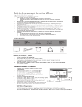 Acer XB270HU Guide de démarrage rapide