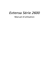 Acer Extensa 2600 Manuel utilisateur