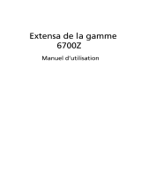 Acer Extensa 6700Z Manuel utilisateur