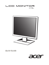 Acer V176L Guide de démarrage rapide