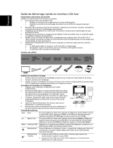 Acer V223WV Guide de démarrage rapide