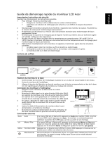Acer V223WL Guide de démarrage rapide