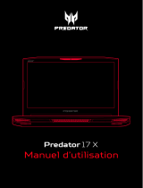 Acer Predator 17 X GX-792 Manuel utilisateur