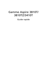 Acer Aspire 3810TG Guide de démarrage rapide