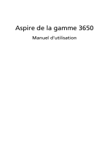Acer Aspire 3650 Manuel utilisateur