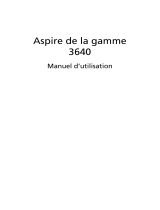 Acer Aspire 3640 Manuel utilisateur