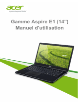 Acer Aspire E1-410 Manuel utilisateur