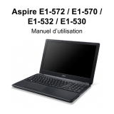 Acer Aspire E1-572G Manuel utilisateur
