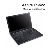 Acer Aspire E1-522-45004G1TMnkk Manuel utilisateur