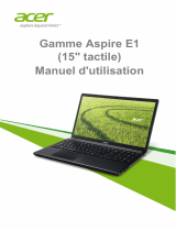 Acer Aspire E1-510P Manuel utilisateur