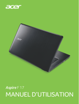 Acer Aspire F5-771G Manuel utilisateur