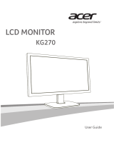 Acer KG270 Guide de démarrage rapide