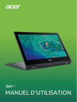 Acer SPIN 1 SP111-33-C3NM Manuel utilisateur