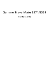Acer TravelMate 8331 Guide de démarrage rapide