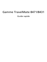 Acer TravelMate 8471G Guide de démarrage rapide