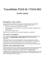 Acer TravelMate P245-MG Guide de démarrage rapide