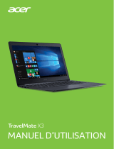 Acer TravelMate X349-M Manuel utilisateur