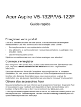 Acer Aspire V5-132 Guide de démarrage rapide